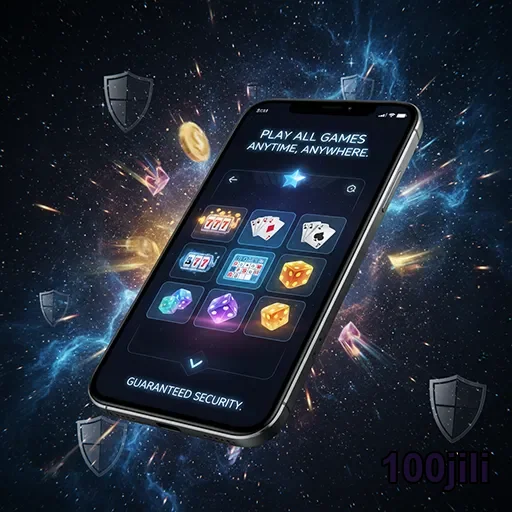 Mobile player enjoying secure bonuses at 100jili
