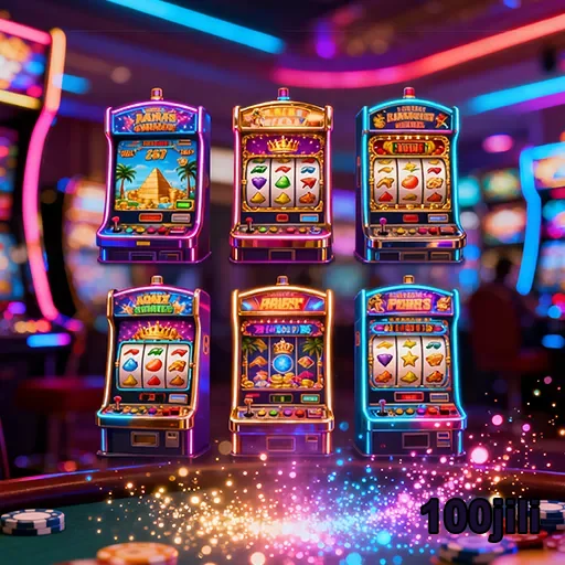 100jili slot machines row
